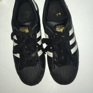 adidas Shoes - Black Adidas Superstar Sneakers adidas Shoes - Black Adidas Superstar Sneakers